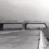 Bridge 48 is complete and the road underneath is starting to take shape. 9 May 1959.